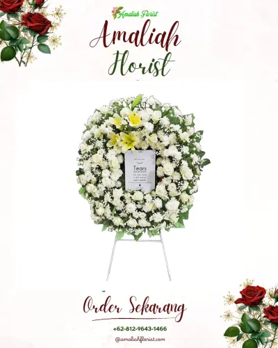 Krans Bunga Duka Cita di Jurangmangu