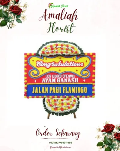 Bunga Papan Congratulation di Jurangmangu